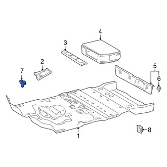 Toyota OE - Rear Left Tie Down Hook