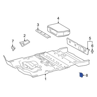 Toyota OE - Rear Tie Down Hook
