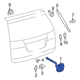 Toyota OE - Rear Liftgate Latch