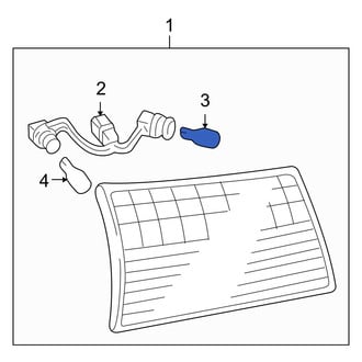 Toyota OE - Rear Back Up Light Bulb