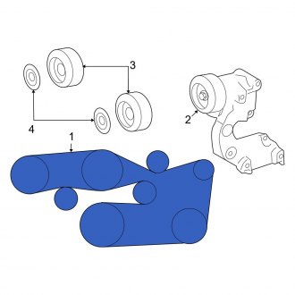 Toyota Sienna Serpentine Belt Replacement 3.5L Engine (2007-2010) 