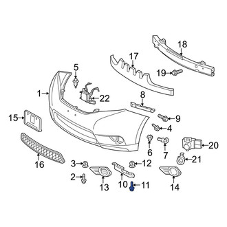 Toyota OE - Rear Bumper Cover Bolt