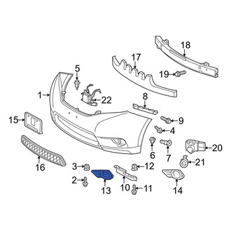 Toyota OE - Front Left Jack Plug Cover
