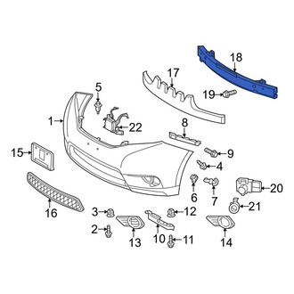 Toyota OE - Front Bumper Impact Bar