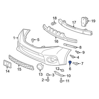 Toyota OE - Bumper Cover Retainer