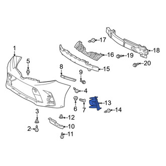 Toyota OE - Front Left Fog Light Cover