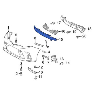 Toyota OE - Front Bumper Cover Reinforcement