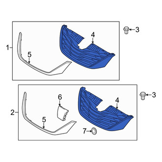 Toyota OE - Front Upper Grille