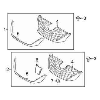 Toyota OE - Grille & Components