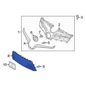 Toyota OE - Front Lower Grille