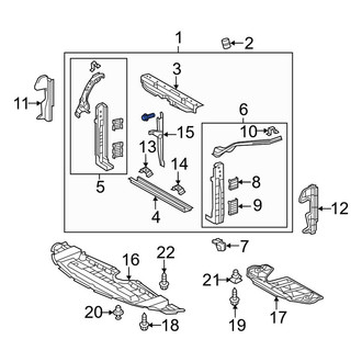 Toyota OE - Front Radiator Support Panel