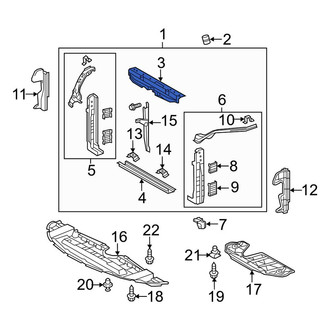 Toyota OE - Front Upper Radiator Support Tie Bar