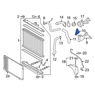 Toyota OE - Engine Coolant Outlet Gasket