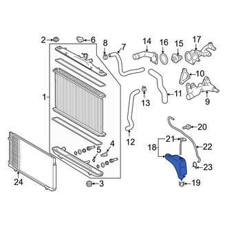 Toyota OE - Engine Coolant Reservoir