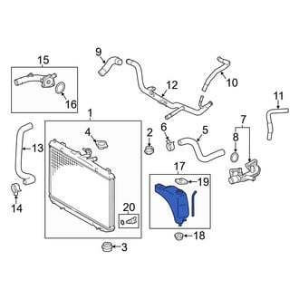 Toyota OE - Engine Coolant Reservoir