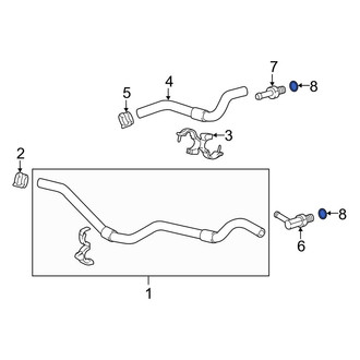 Toyota OE - Automatic Transmission Oil Cooler Hose O-Ring