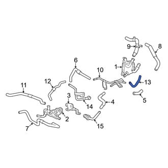 Toyota OE - Automatic Transmission Oil Cooler Hose