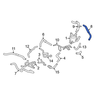 Toyota OE - Automatic Transmission Oil Cooler Hose