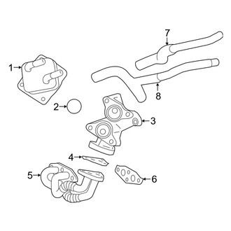 Toyota OE - Cooling - Engine Oil Cooler