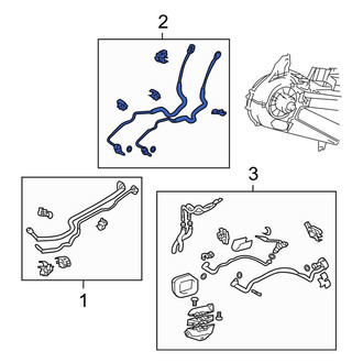 Toyota OE - Rear A/C Manifold Hose Assembly