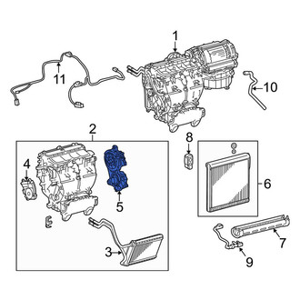 Toyota OE - Front Right HVAC Air Inlet Door Actuator