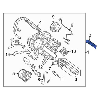 Toyota OE - HVAC Blower Motor Mounting Plate