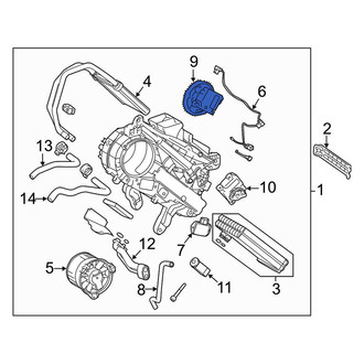 Toyota OE - Rear HVAC Air Inlet Door Actuator