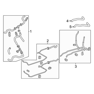 Toyota OE - Air Conditioner & Heater - Hoses & Pipes