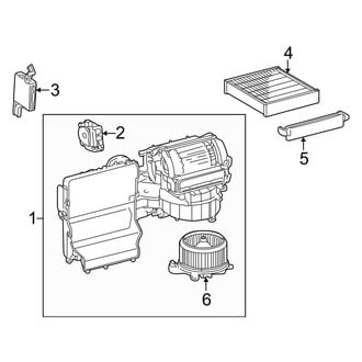 Toyota OE - Air Conditioner & Heater - Blower Motor & Fan (Front)
