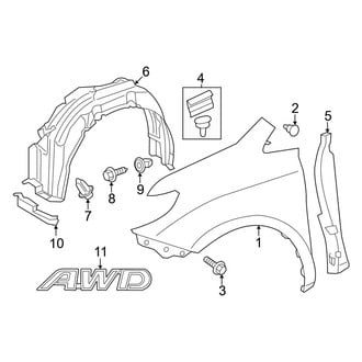 Toyota OE - Fender & Components