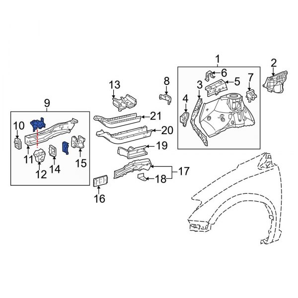 Frame Side Member Assembly