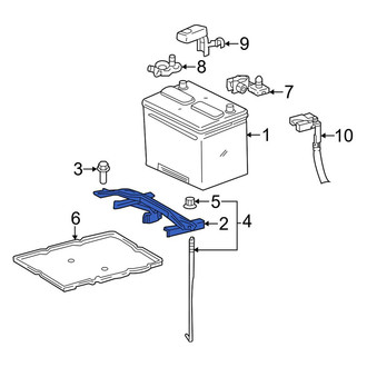 Toyota OE - Battery Hold Down