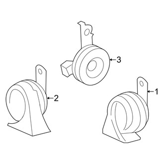 Toyota OE - Electrical - Horn (L / LE / Limited / SE / XLE)
