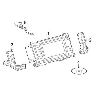 Toyota OE - Electrical - Navigation System Components