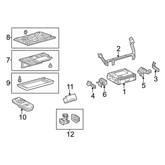 Toyota OE - Electrical - Entertainment System Components