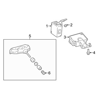 Toyota OE - Electrical - Tire Pressure Monitor Components