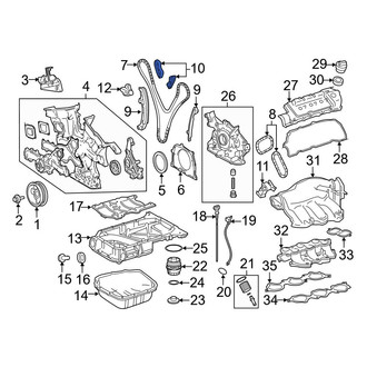 Toyota OE - Upper Engine Timing Chain Guide