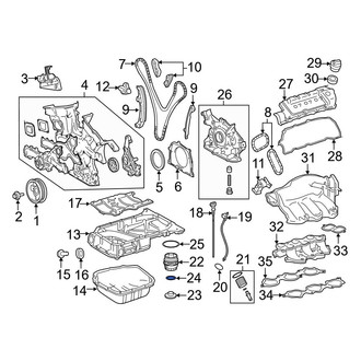 Toyota OE - Engine Oil Filter Housing Cover O-Ring