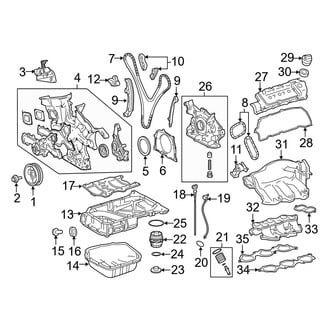 Toyota OE - Engine / Transaxle - Engine Parts (3.5L)