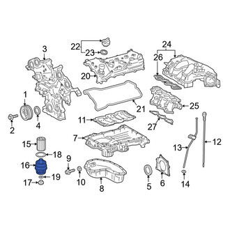 Toyota OE - Engine Oil Filter Housing Cover