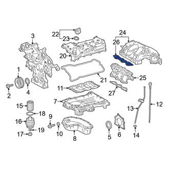 Toyota OE - Upper Engine Intake Manifold Gasket