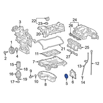 Toyota OE - Rear Engine Crankshaft Seal