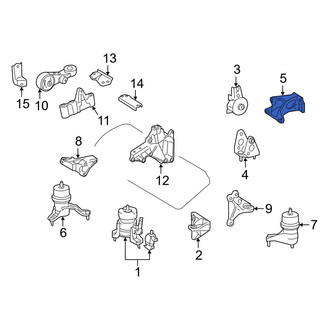 Toyota OE - Rear Upper Engine Mount Bracket