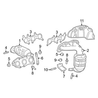 Toyota OE - Exhaust System - Manifold (FWD)