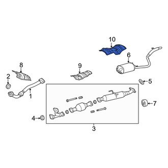 Toyota OE - Rear Floor Pan Heat Shield