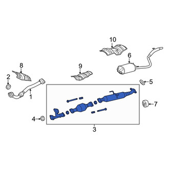 Toyota OE - Rear Catalytic Converter