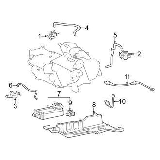 Toyota OE - Emission System - Emission Components (2.7L)