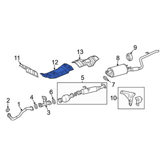 Toyota OE - Center Floor Pan Heat Shield