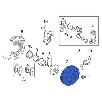 Toyota OE - Front Disc Brake Rotor