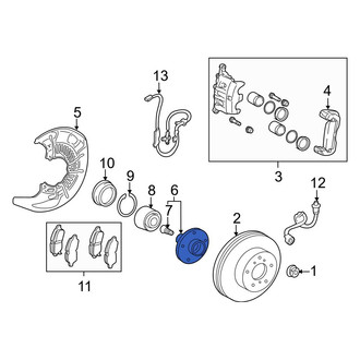 Toyota OE - Front Wheel Hub